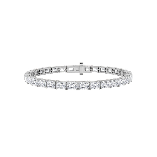 10CTW Radiant Lab-Grown Diamond Bracelet 36 Stones