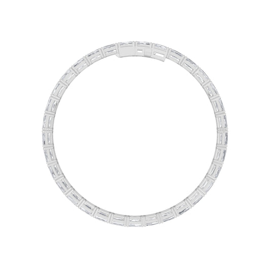 15CTW Radiant Lab-Grown Diamond Bracelet 30 Stones