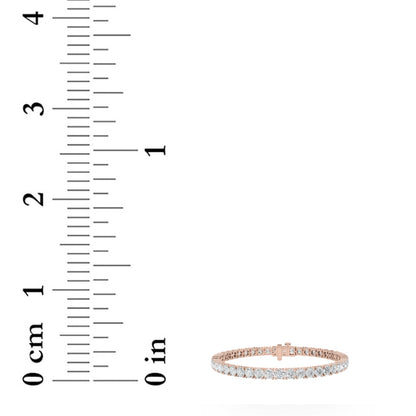 11CTW Round Lab-Grown Diamond Prong Classic Tennis Bracelet 43 Stones