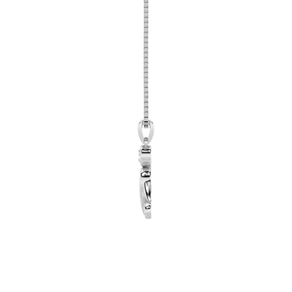 0.2CTW Round Lab-Grown Diamond Bezel Necklace 1 Stone