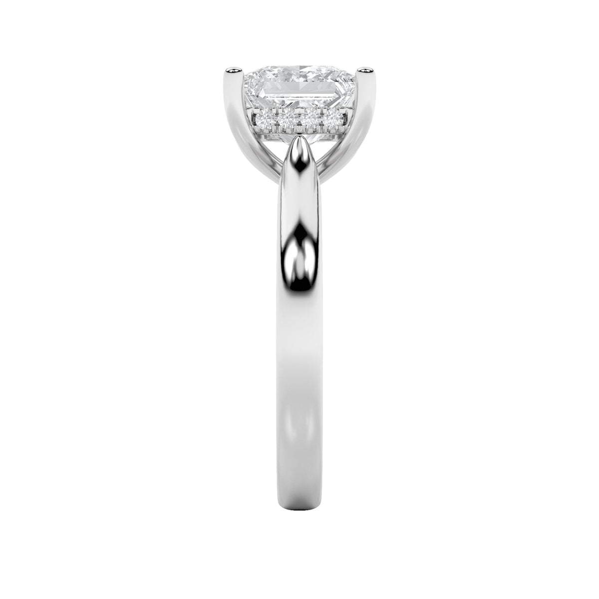 2CTW Princess Lab-Grown Diamond Prong Ring 13 Stones