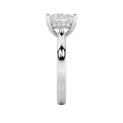 2CTW Princess Lab-Grown Diamond Prong Ring 13 Stones