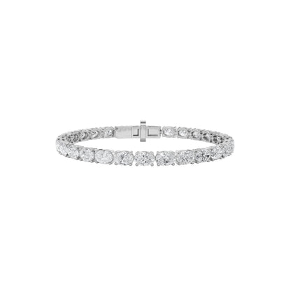 7CTW Oval Lab-Grown Diamond Bracelet