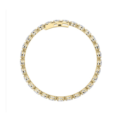 7CTW Oval Lab-Grown Diamond Bracelet