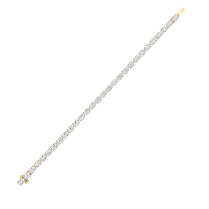 7CTW Oval Lab-Grown Diamond Bracelet
