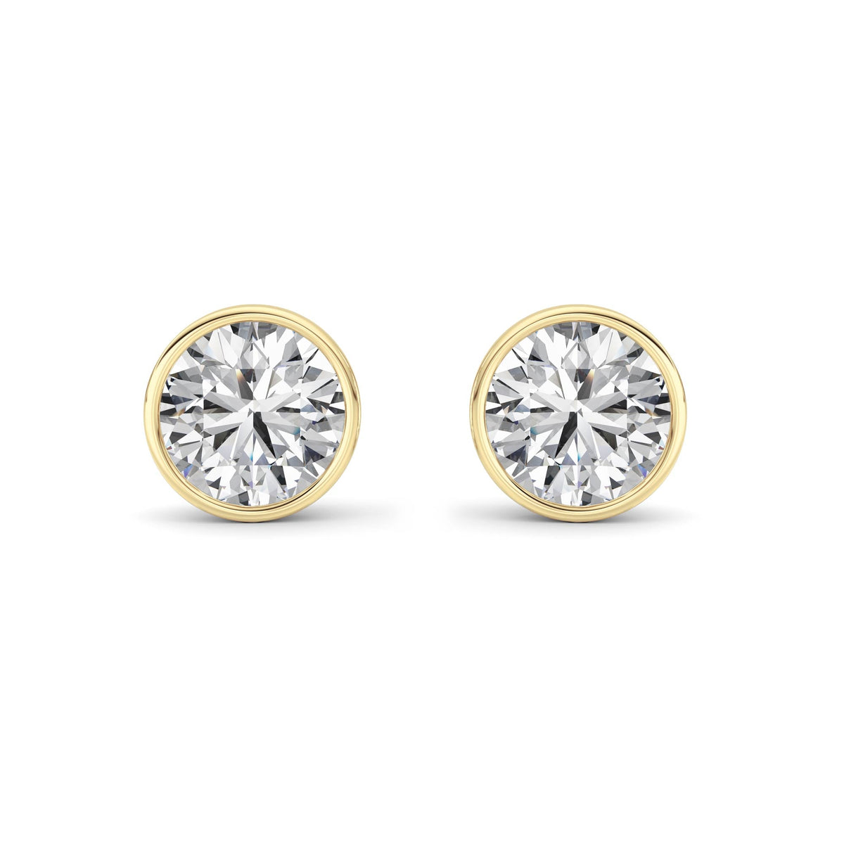 4CTW Round Lab-Grown Diamond Earring