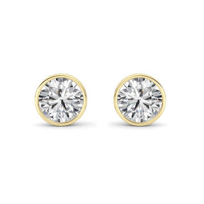 4CTW Round Lab-Grown Diamond Earring