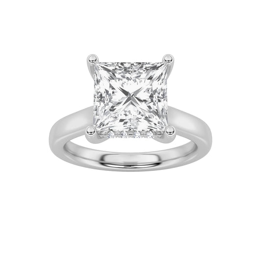 4CTW Princess Lab-Grown Diamond Ring