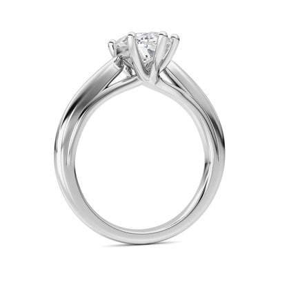2CTW Marquise Lab-Grown Diamond Prong Cathedral Solitaire Ring 1 Stone