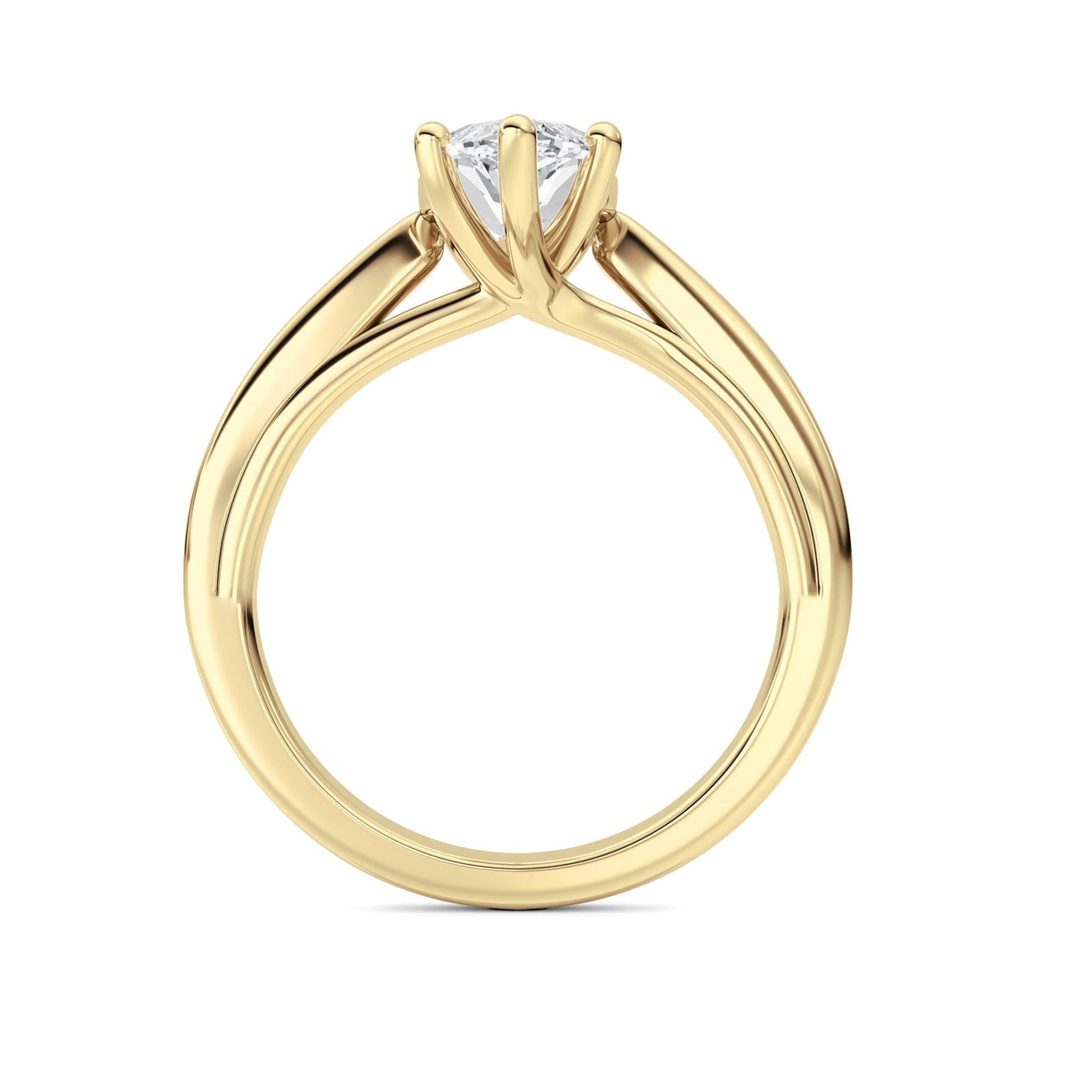 2CTW Marquise Lab-Grown Diamond Prong Cathedral Solitaire Ring 1 Stone