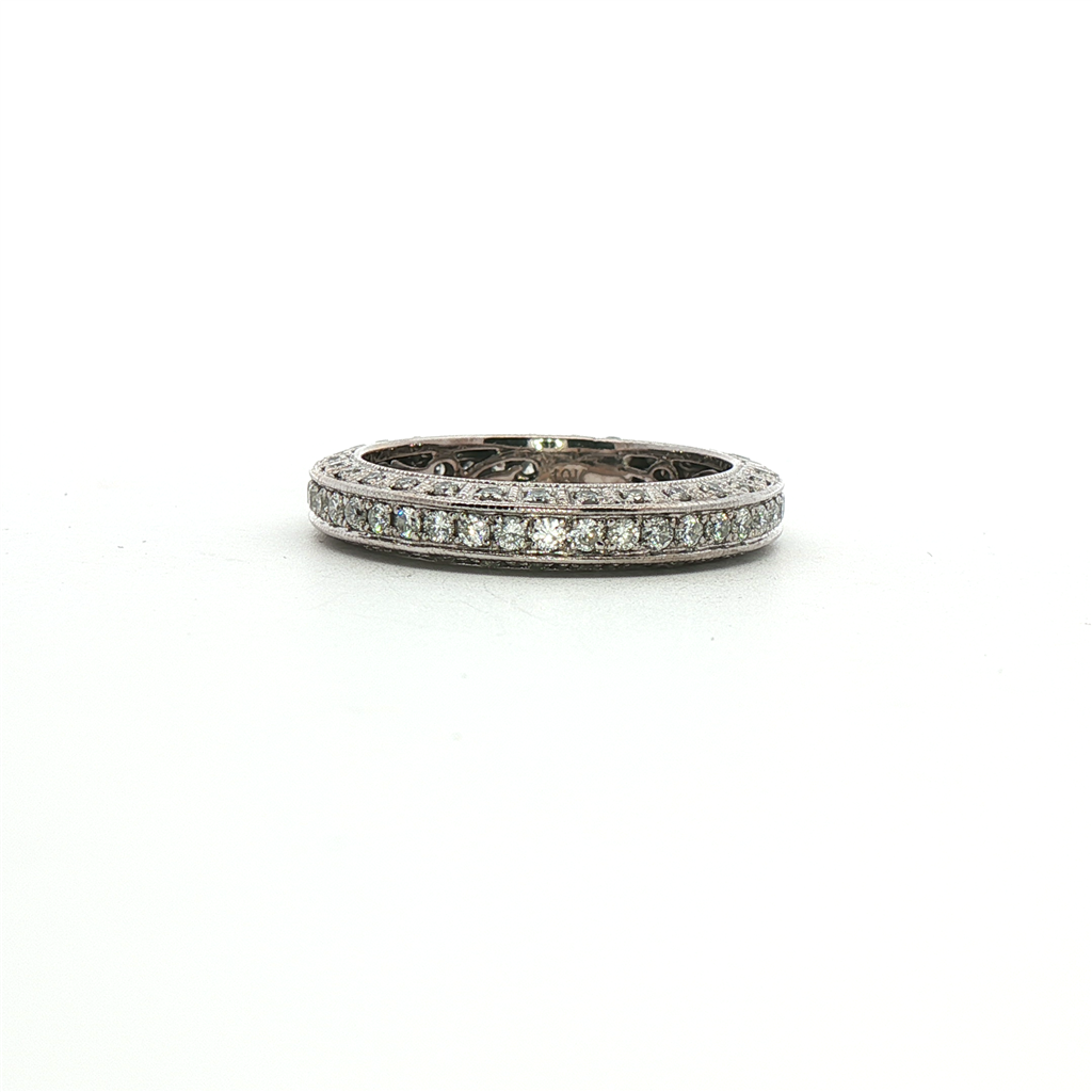 Diamond Eternity Band in 18k White Gold