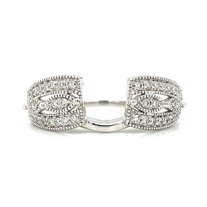 Diamond Jacket in 14K White Gold