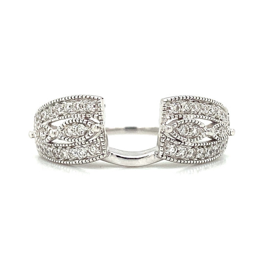 Diamond Jacket in 14K White Gold