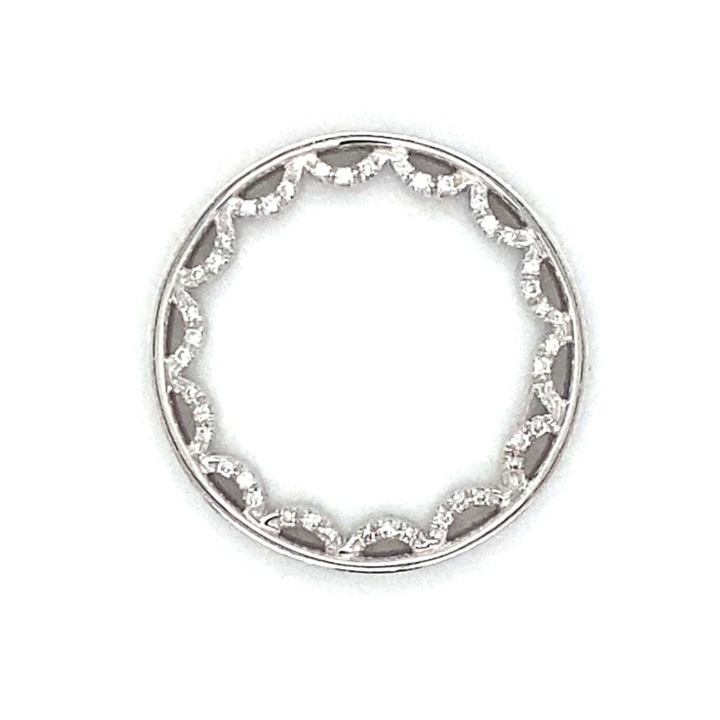 Verragio Eternity Wedding Band in 18K White Gold
