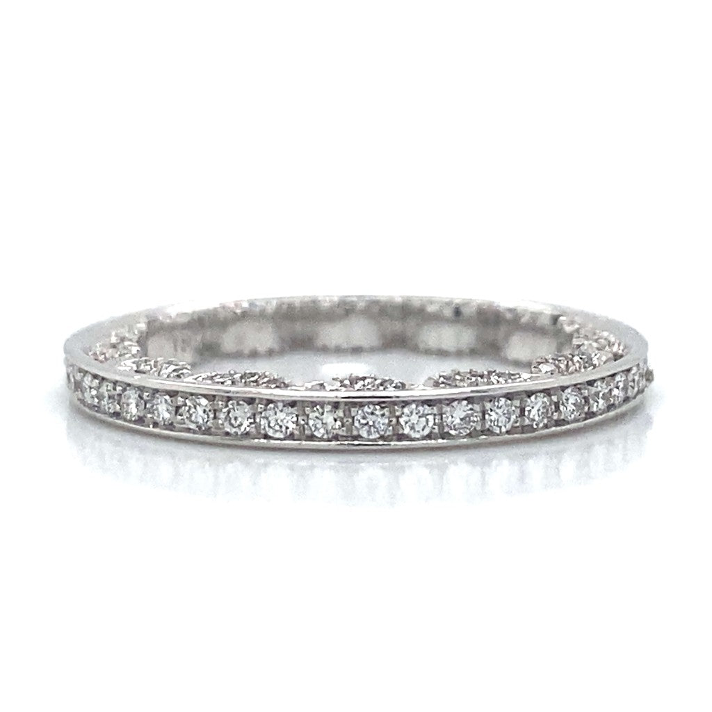 Verragio Eternity Wedding Band in 18K White Gold
