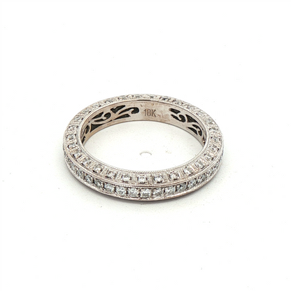 Diamond Eternity Band in 18k White Gold
