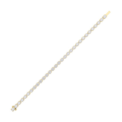 11CTW Oval Lab-Grown Diamond Prong Bracelet 27 Stones