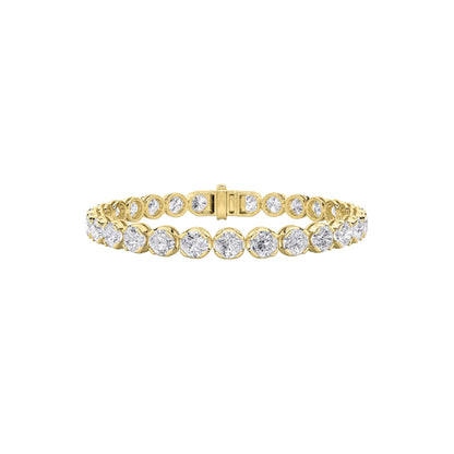 6CTW Round Lab-Grown Diamond Prong Tennis Bracelet 40 Stones