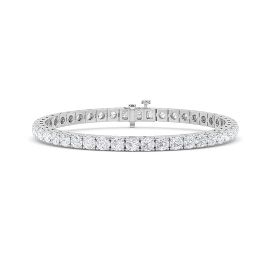 9CTW Round Lab-Grown Diamond Prong Tennis Bracelet 45 Stones