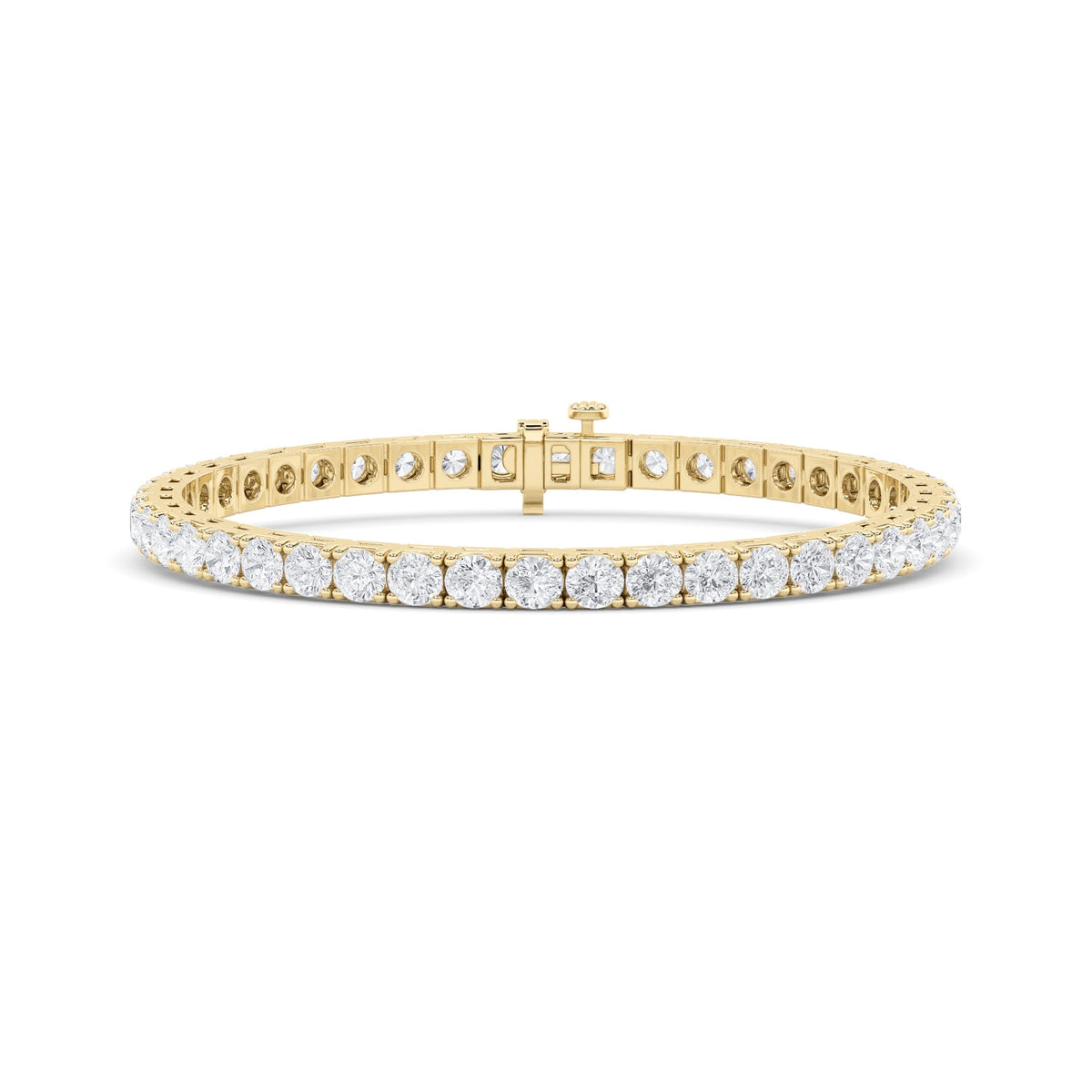 9CTW Round Lab-Grown Diamond Prong Tennis Bracelet 45 Stones
