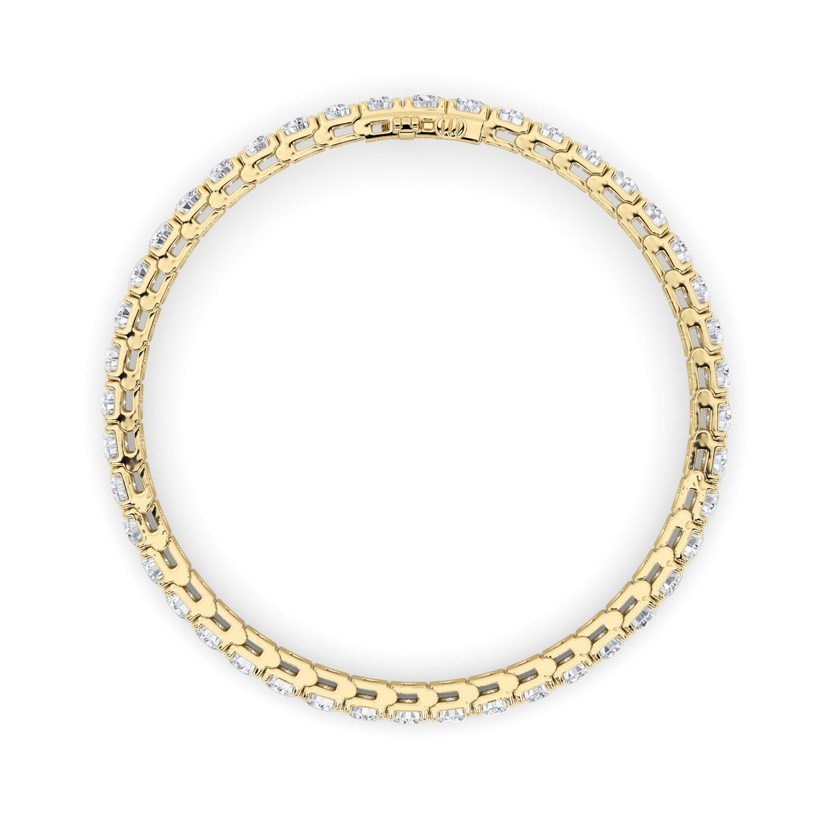 9CTW Round Lab-Grown Diamond Prong Tennis Bracelet 45 Stones