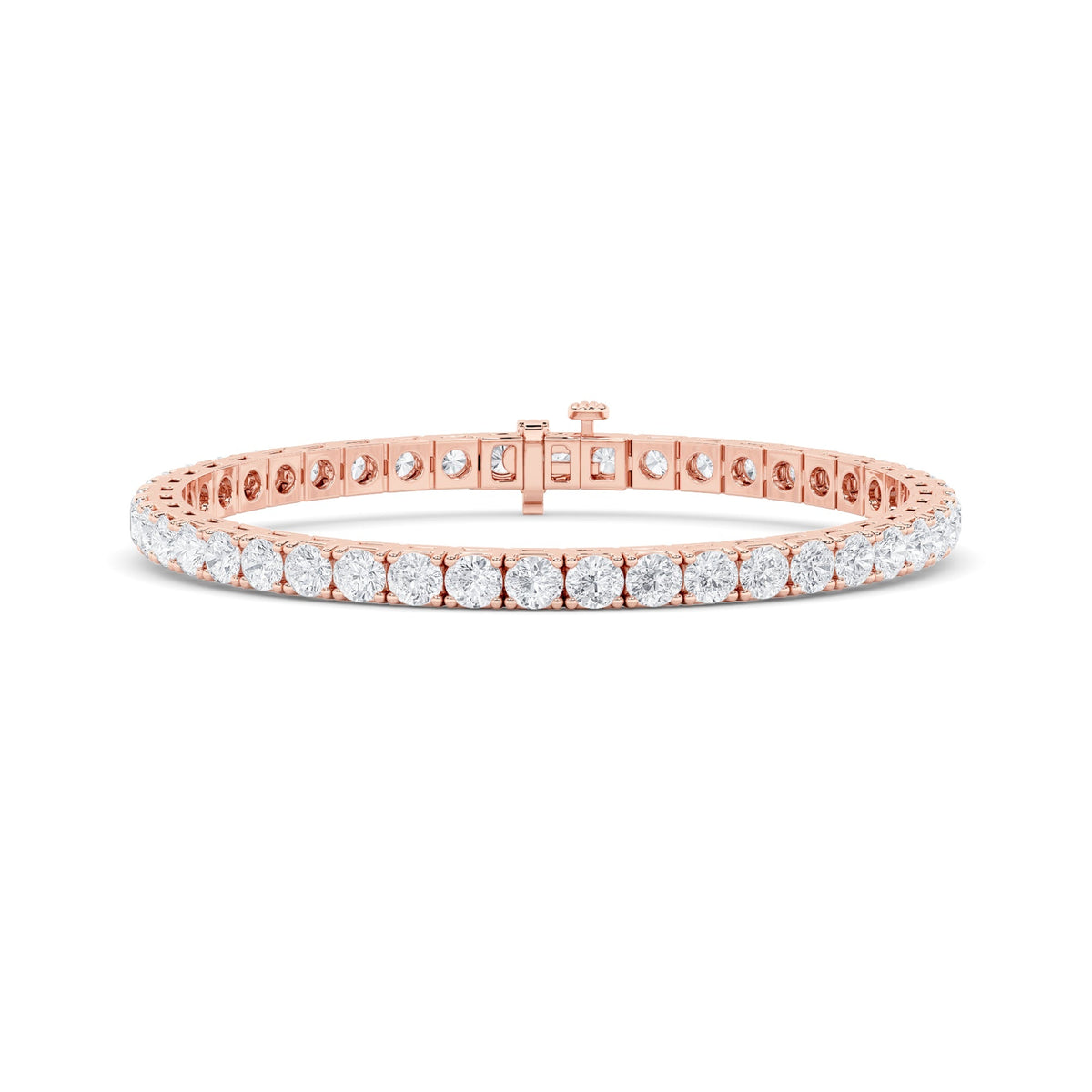 9CTW Round Lab-Grown Diamond Prong Tennis Bracelet 45 Stones