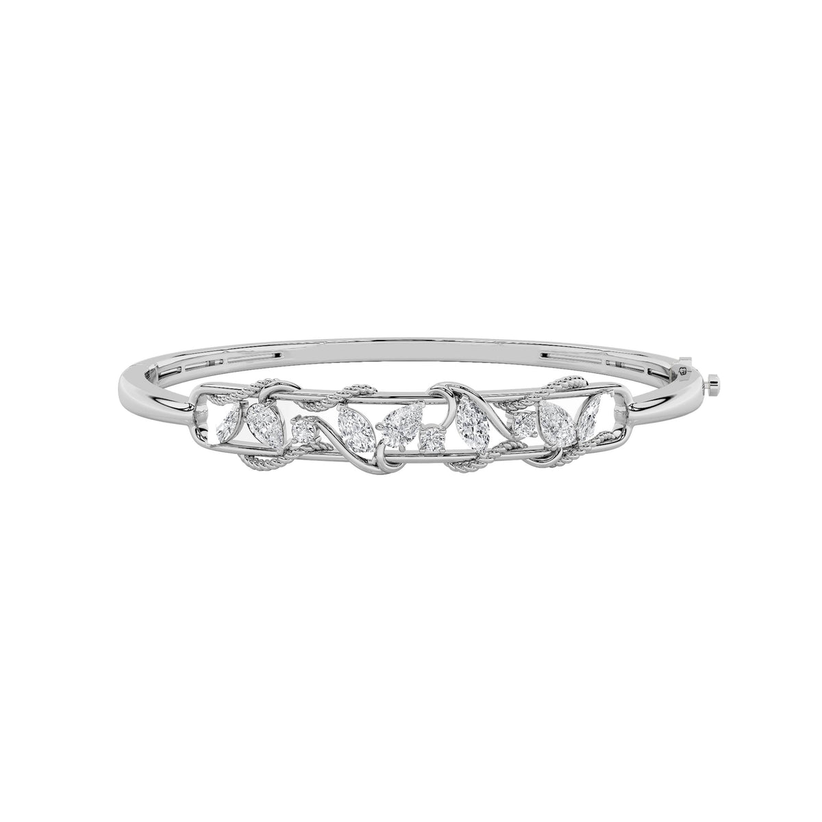2CTW Pear Lab-Grown Diamond Prong Bracelet 10 Stones