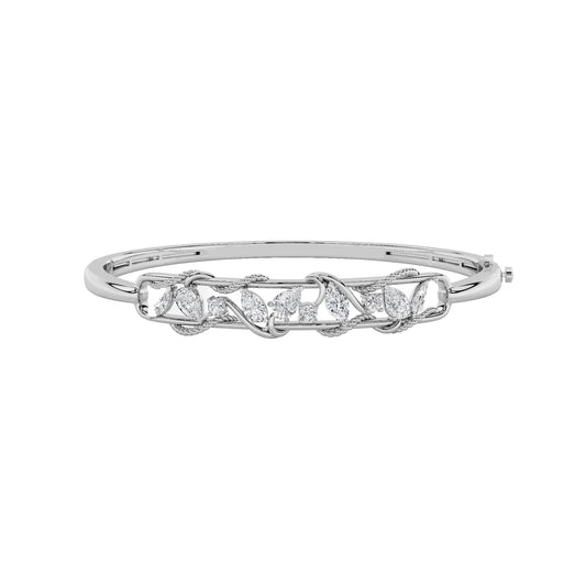 2CTW Pear Lab-Grown Diamond Prong Bracelet 10 Stones