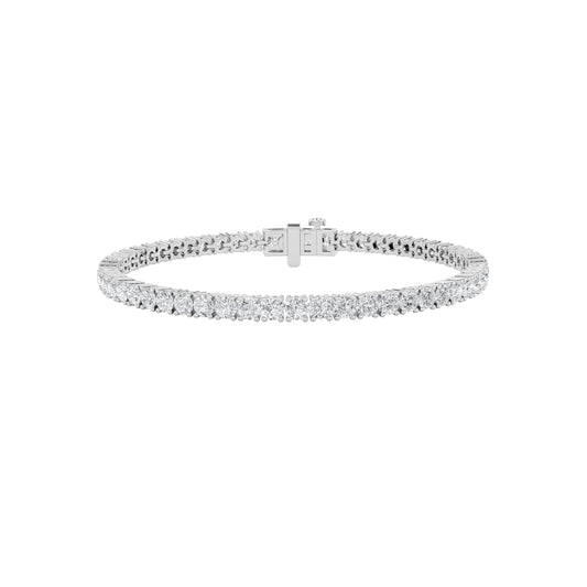 5CTW Round Lab-Grown Diamond Bracelet 57 Stones