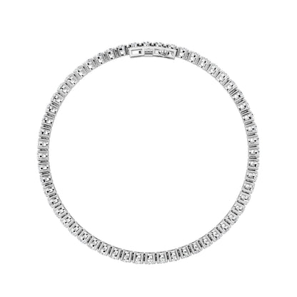 5CTW Round Lab-Grown Diamond Bracelet 57 Stones