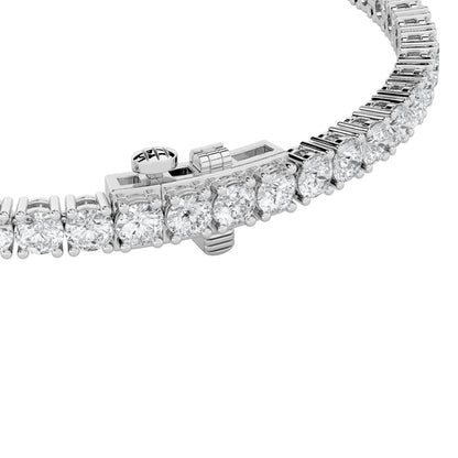 5CTW Round Lab-Grown Diamond Bracelet 57 Stones