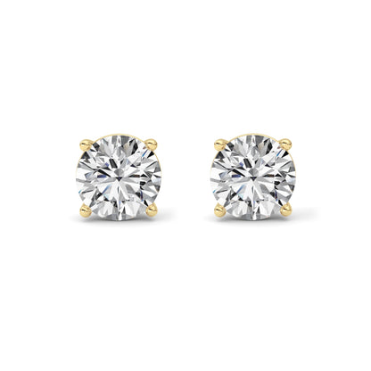 6CTW Round Lab-Grown Diamond Stud Earrings