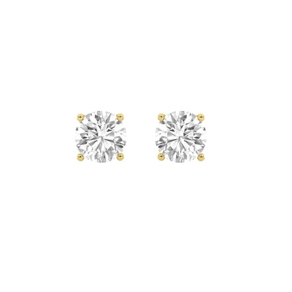 8CTW Round Lab-Grown Diamond Stud Earrings