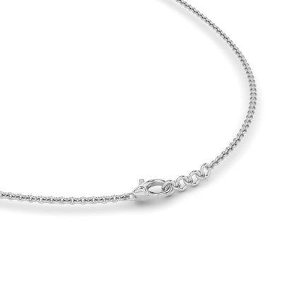 3CTW Round Lab-Grown Diamond Prong Graduating Half Necklace 11 Stones