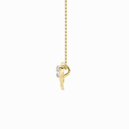 0.5CTW Round Lab-Grown Diamond Prong Heart Pendant 1 Stone