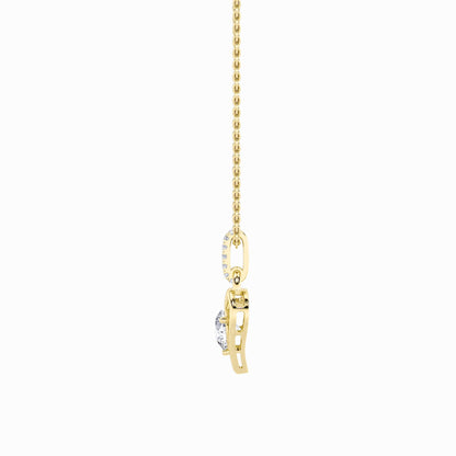 1.5CTW Round Lab-Grown Diamond Prong Heart Pendant 8 Stones