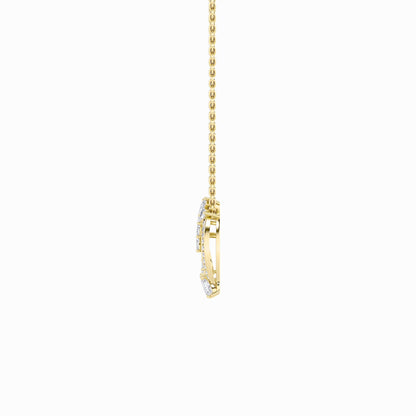 2.5CTW Marquise Lab-Grown Diamond Prong Heart Pendant 27 Stones