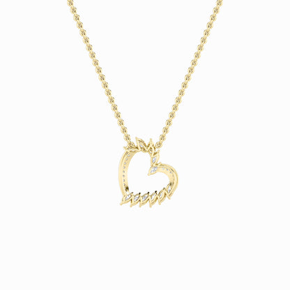 2.5CTW Marquise Lab-Grown Diamond Prong Heart Pendant 27 Stones