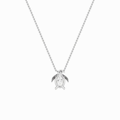 1CTW Oval Lab-Grown Diamond Bezel Flush Pendant 2 Stones