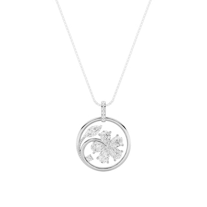 2CTW Marquise Lab-Grown Diamond Prong Pendant 14 Stones