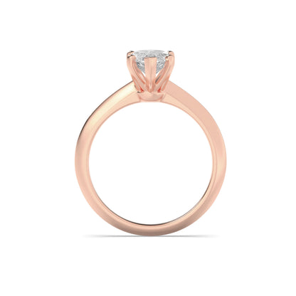 2CTW Marquise Lab-Grown Diamond Prong Knife Edge Shank Solitaire Engagement Ring 1 Stone