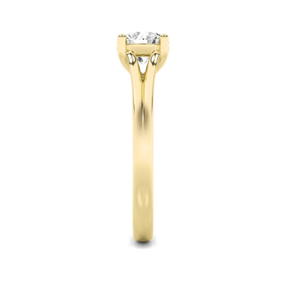 2CTW Round Lab-Grown Diamond Prong Split Shank Solitaire Engagement Ring 1 Stone
