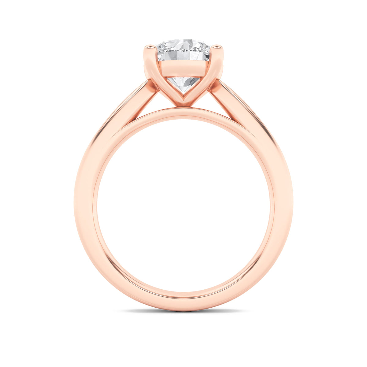 2CTW Round Lab-Grown Diamond Prong Classic Shank Solitaire Engagement Ring 1 Stone