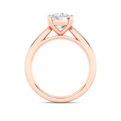 2CTW Round Lab-Grown Diamond Prong Classic Shank Solitaire Engagement Ring 1 Stone