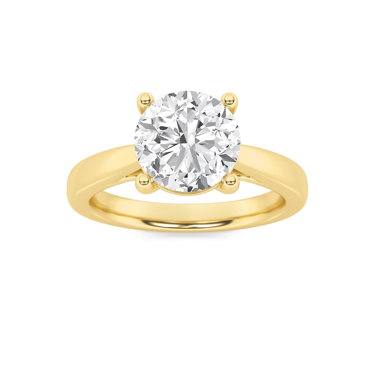 1CTW Round Lab-Grown Diamond Prong Insert Jacket Ring 22 Stones