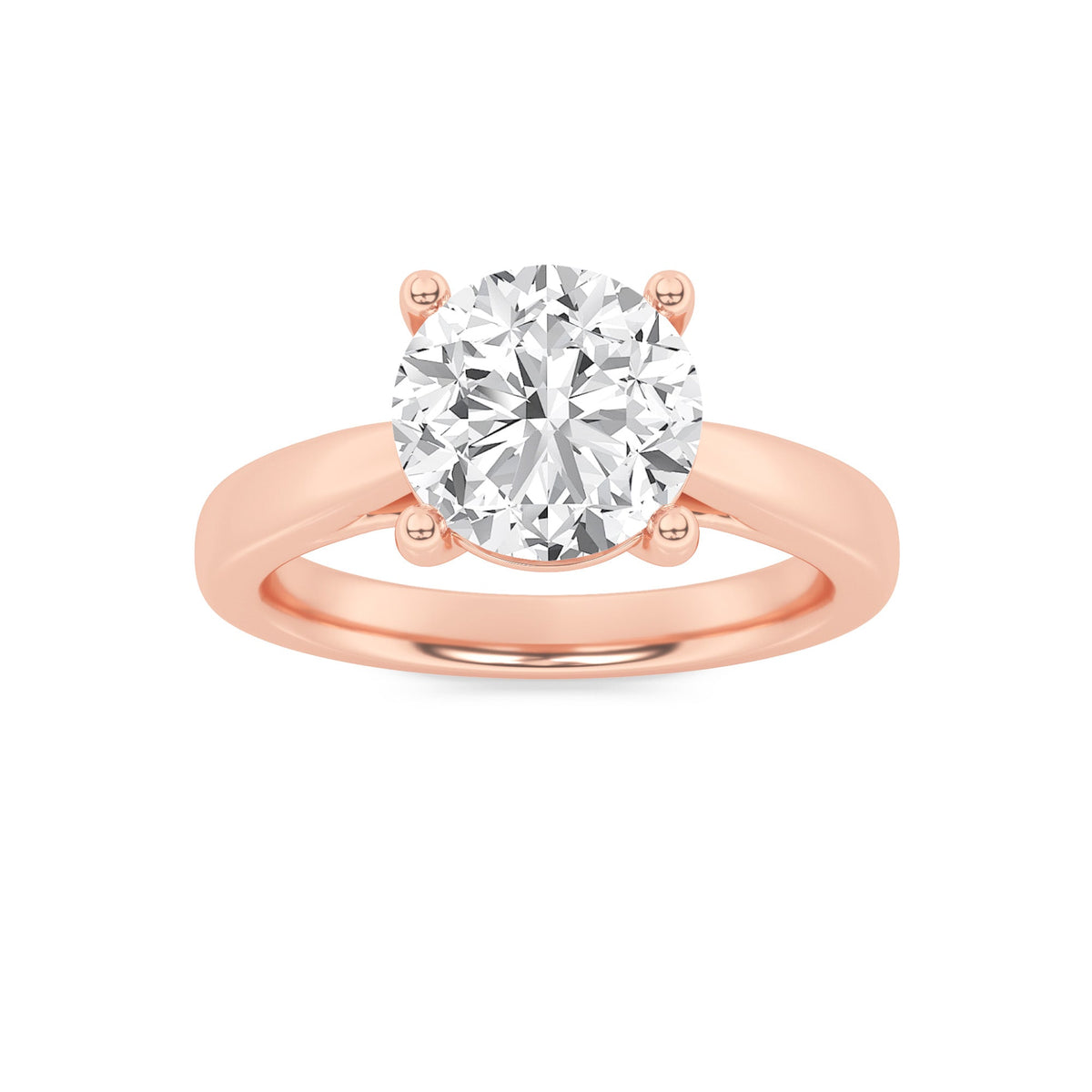 1CTW Round Lab-Grown Diamond Prong Insert Jacket Ring 22 Stones