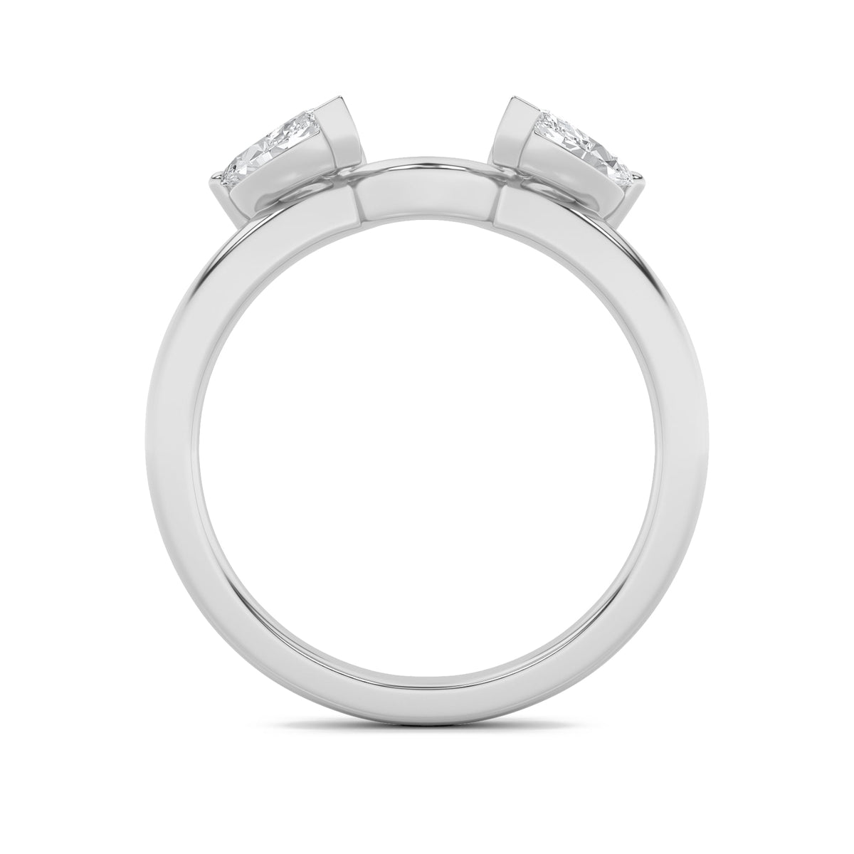 1CTW Marquise Lab-Grown Diamond Prong Wrap Ring 4 Stones