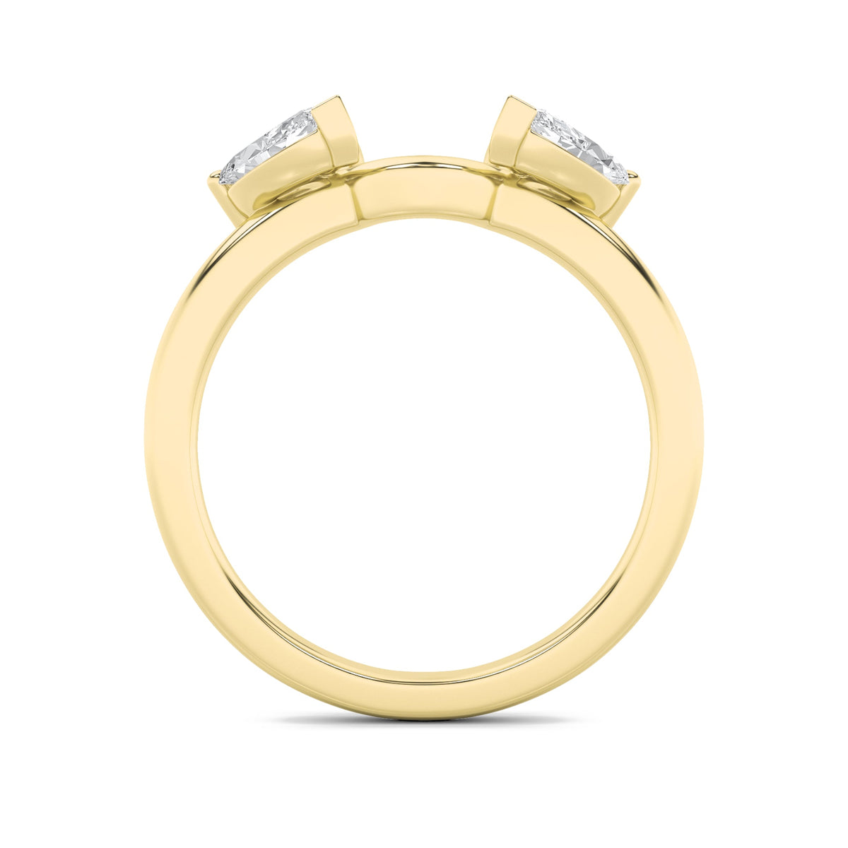 1CTW Marquise Lab-Grown Diamond Prong Wrap Ring 4 Stones