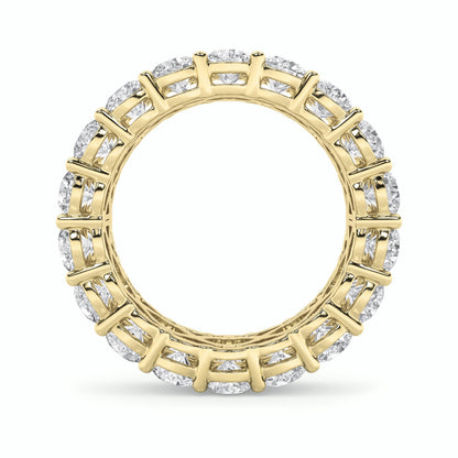 8CTW Round Lab-Grown Diamond Prong Eternity Band Ring 54 Stones