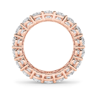 8CTW Round Lab-Grown Diamond Prong Eternity Band Ring 54 Stones